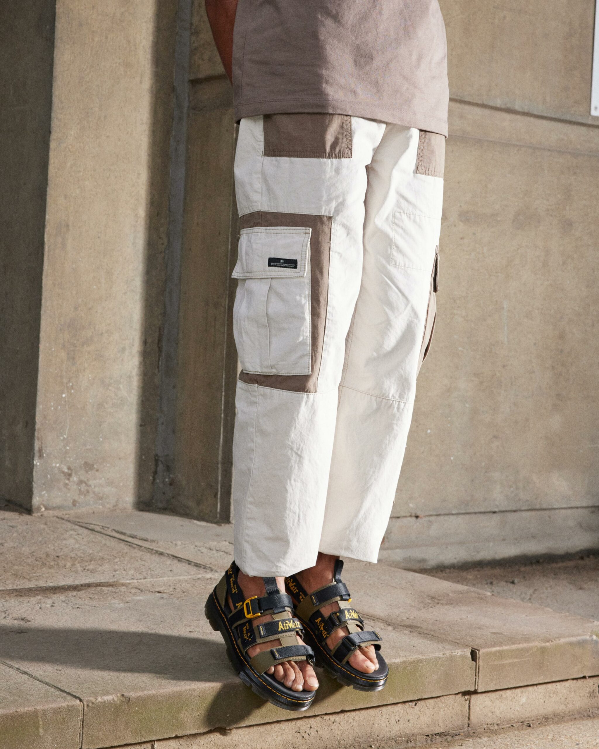 Pearson II Leather Logo Strap Sandals