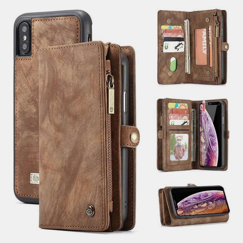 2 in 1Magnetic Wallet Detachable Case for Phone