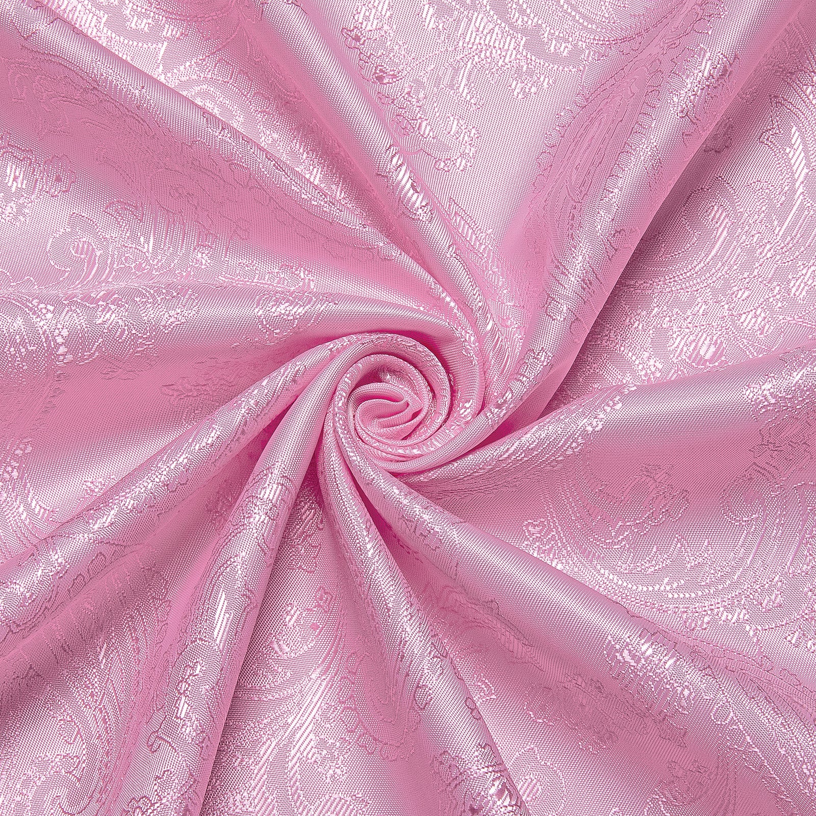 Light Pink Paisley Men's Long Sleeve Shirt