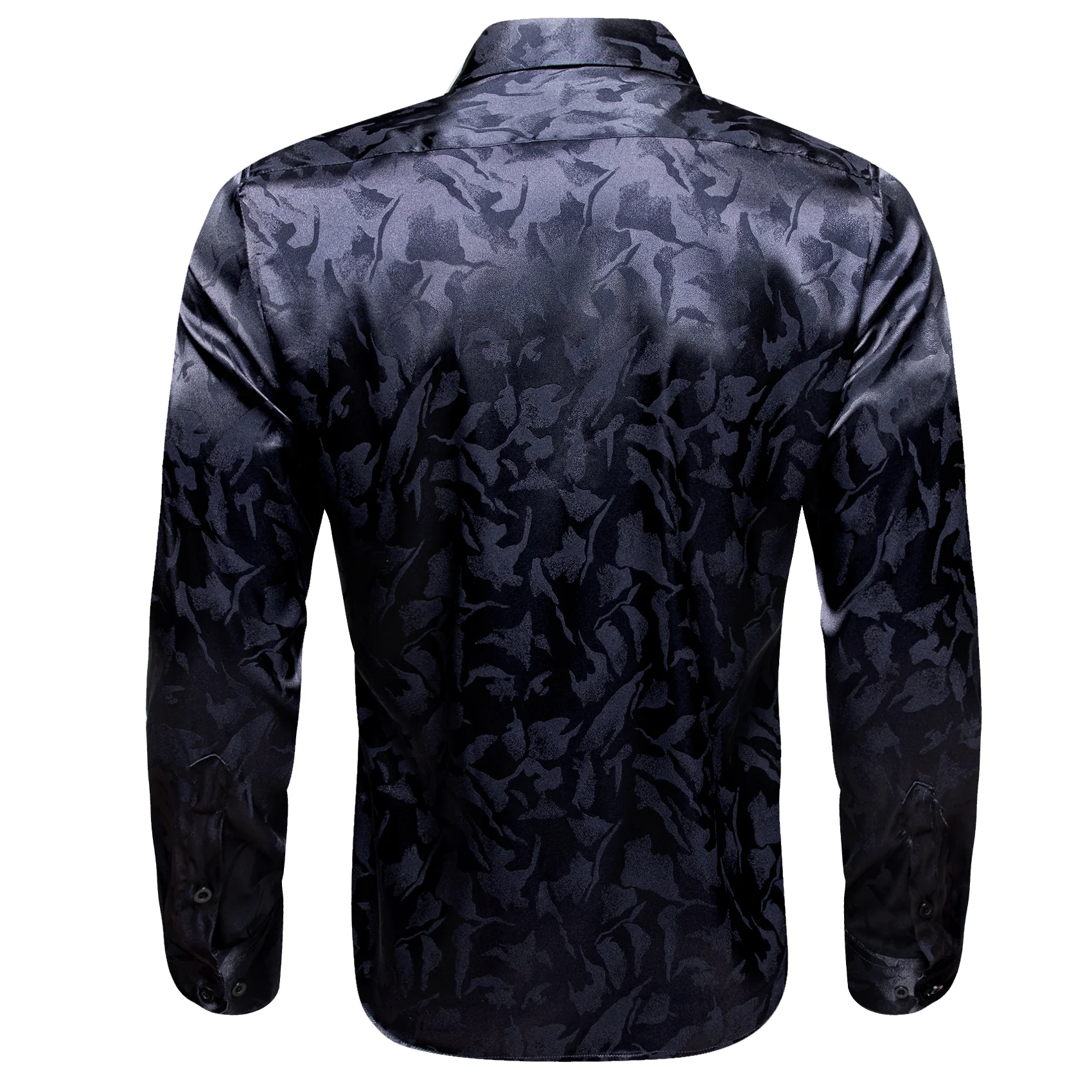Black Novelty Men's Long Sleeve Shirt