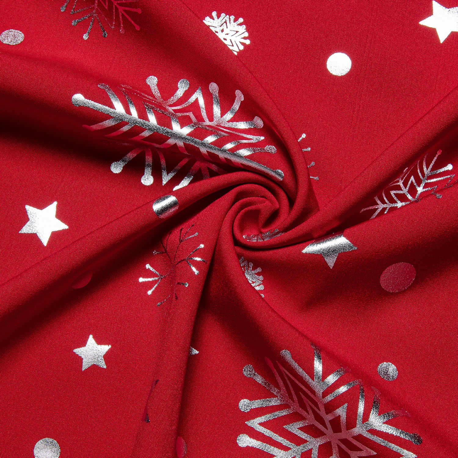 Red White Snowflakes Long Sleeve Shirt Christmas