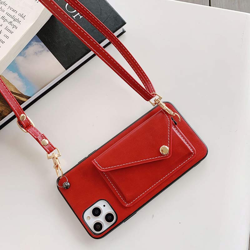 Wallet Crossbody for iPhone PU Phone Case Phone Bag with Credit Card Holder