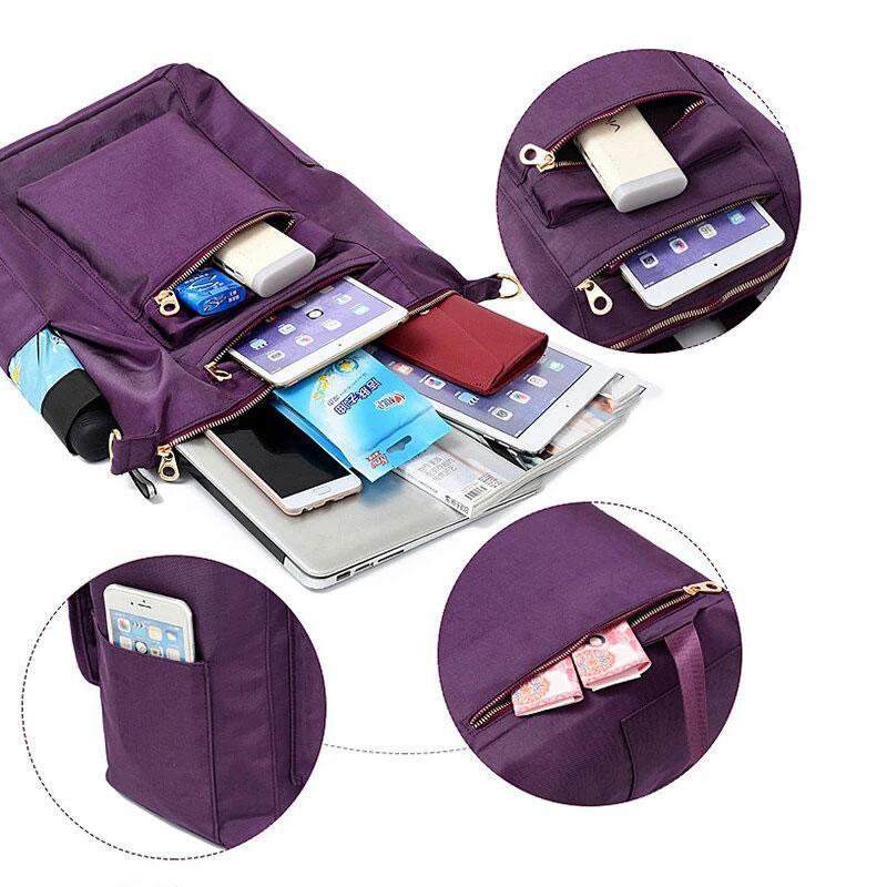 Waterproof Large Capacity Crossbody Bag Backpack