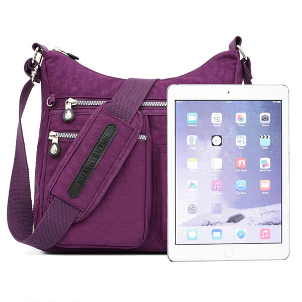 Women's Waterproof Solid Crossbody Bag