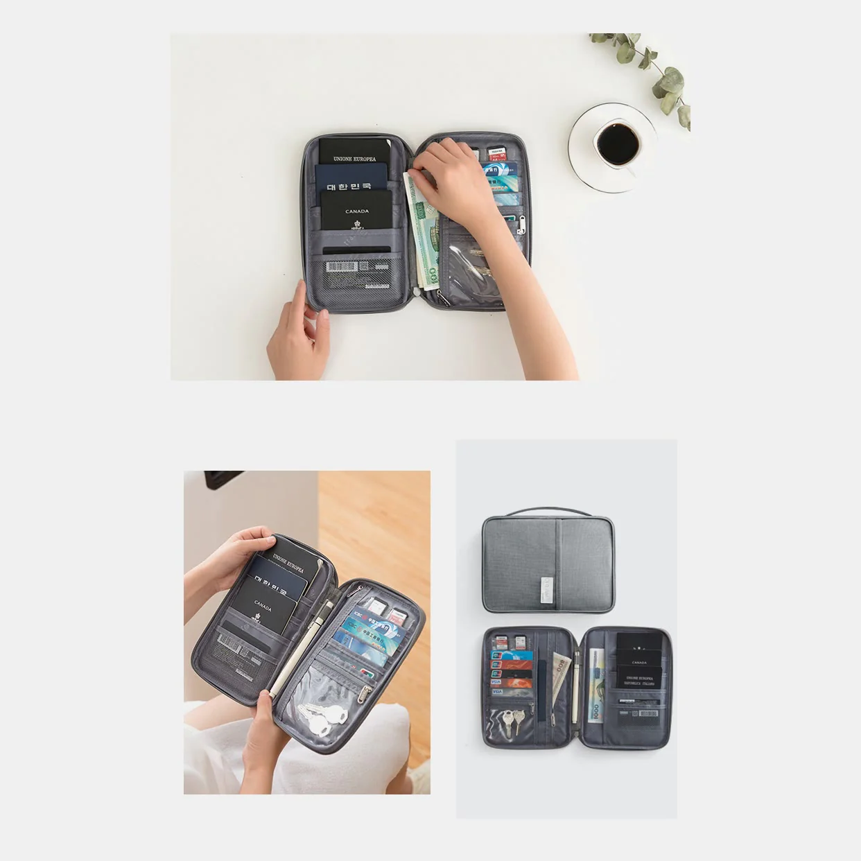 Waterproof Boarding Must-have Passport Bag Purse Wallet