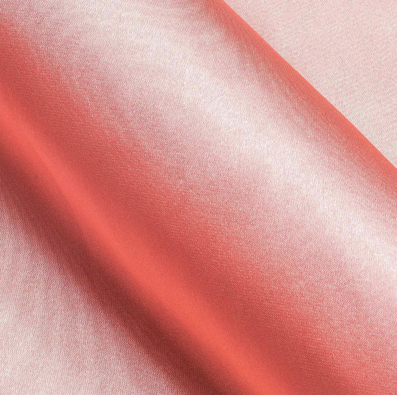 Pink Solid Silk Men's Long Sleeve Shirt