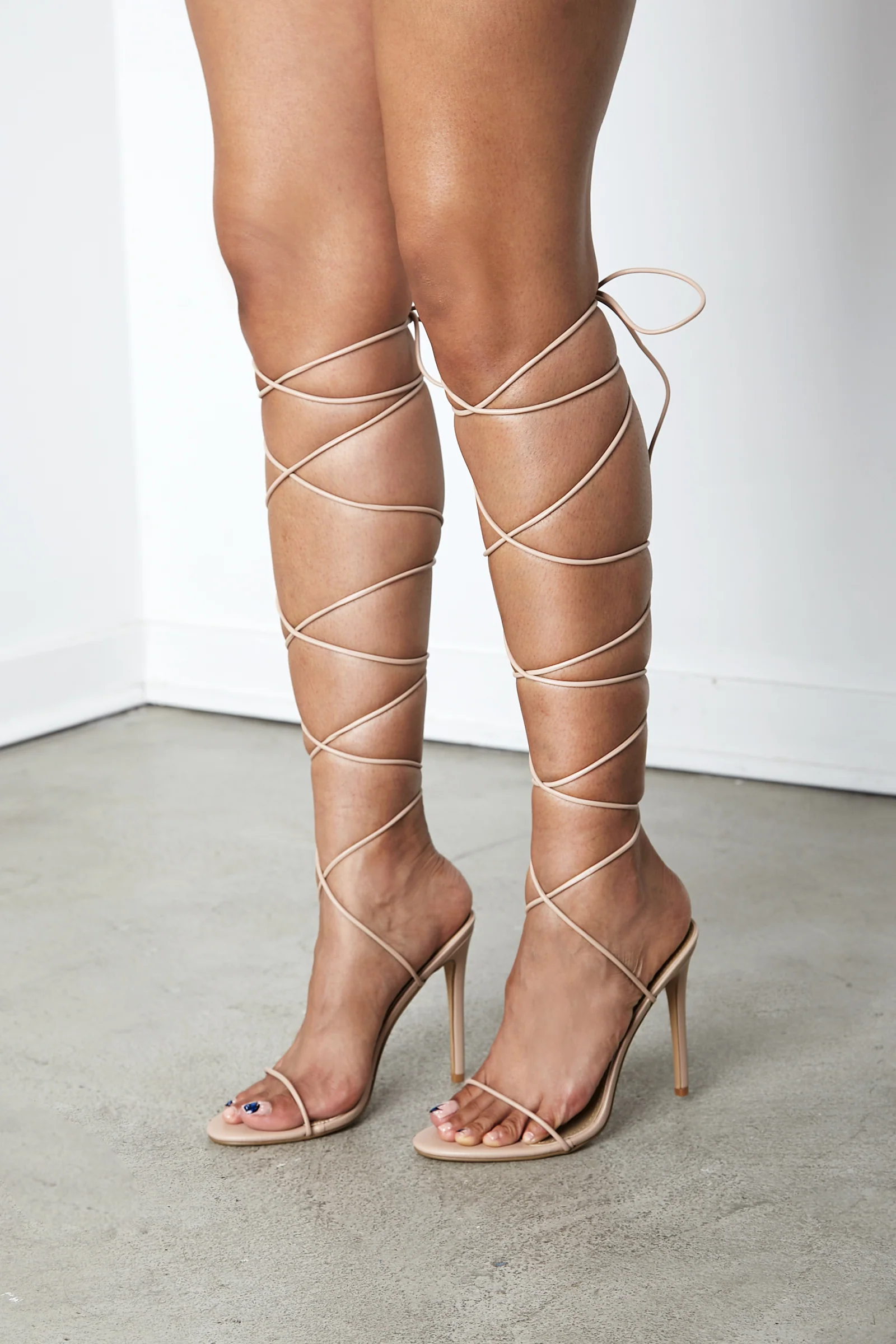Nude Nymph Lace Up Sandal