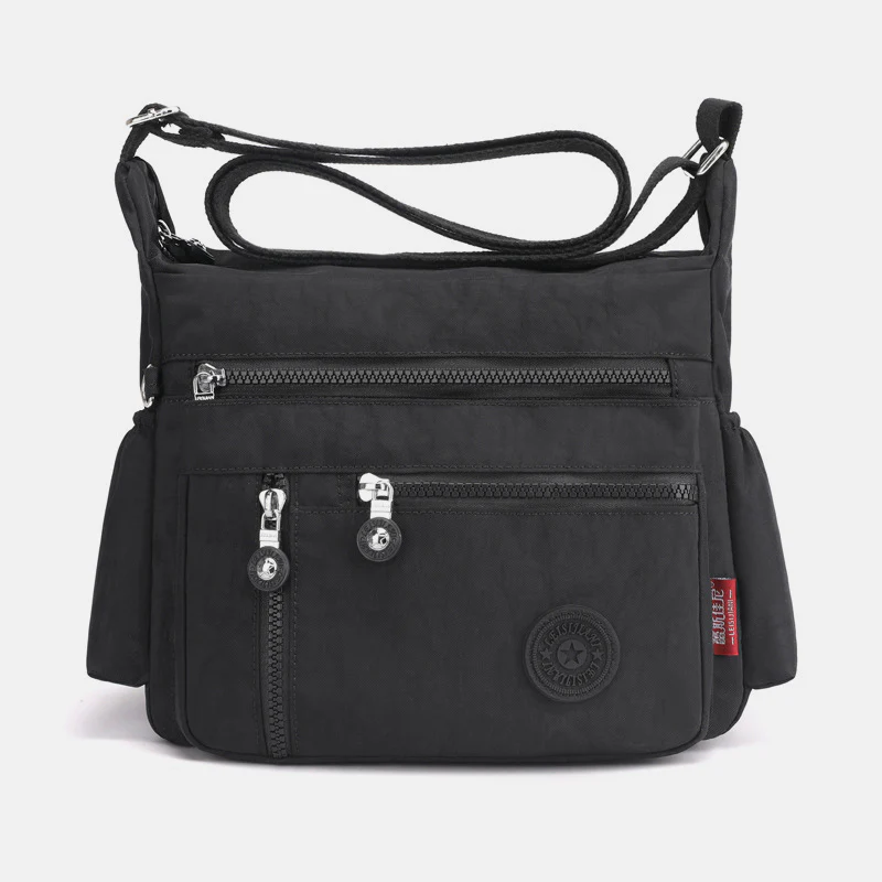 LargeCapacity Multi-Pocket Waterproof Lightweight Casual CrossbodyBag