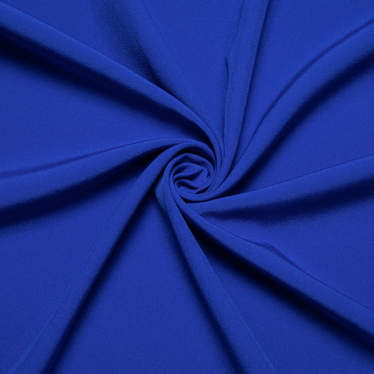 Sapphirine Blue Solid Silk Men's Long Sleeve Business Shirt