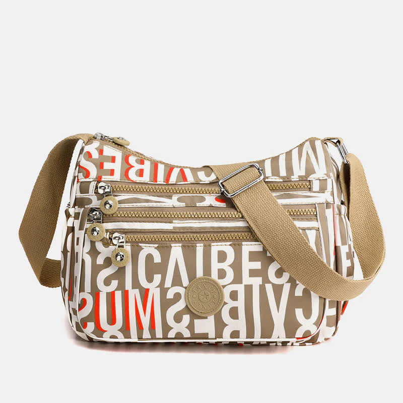 Multi-Pocket LargeCapacity Waterproof Casual CrossbodyBag