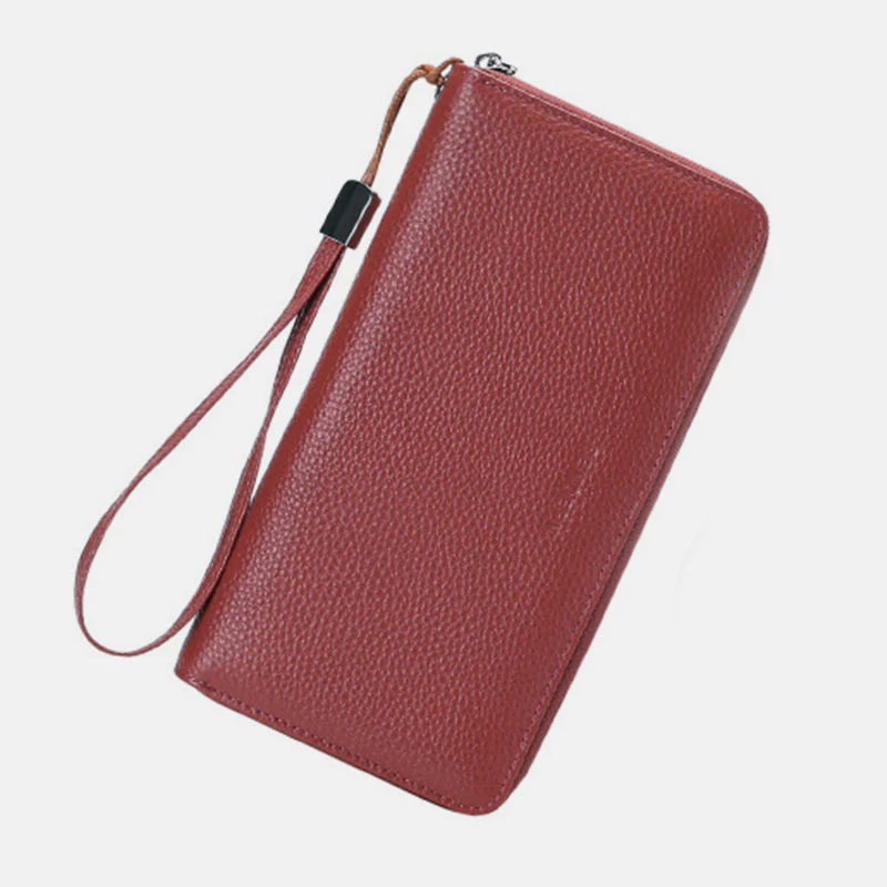RFID Genuine Leather Large Capacity Wallet