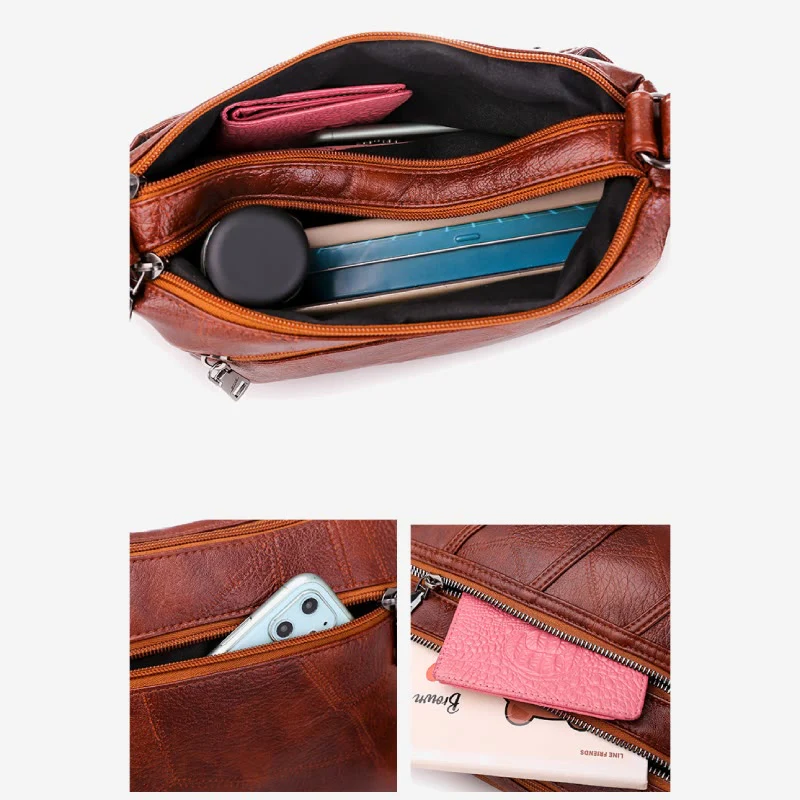 Multifunctional Water-Resistant Crossbody Bag
