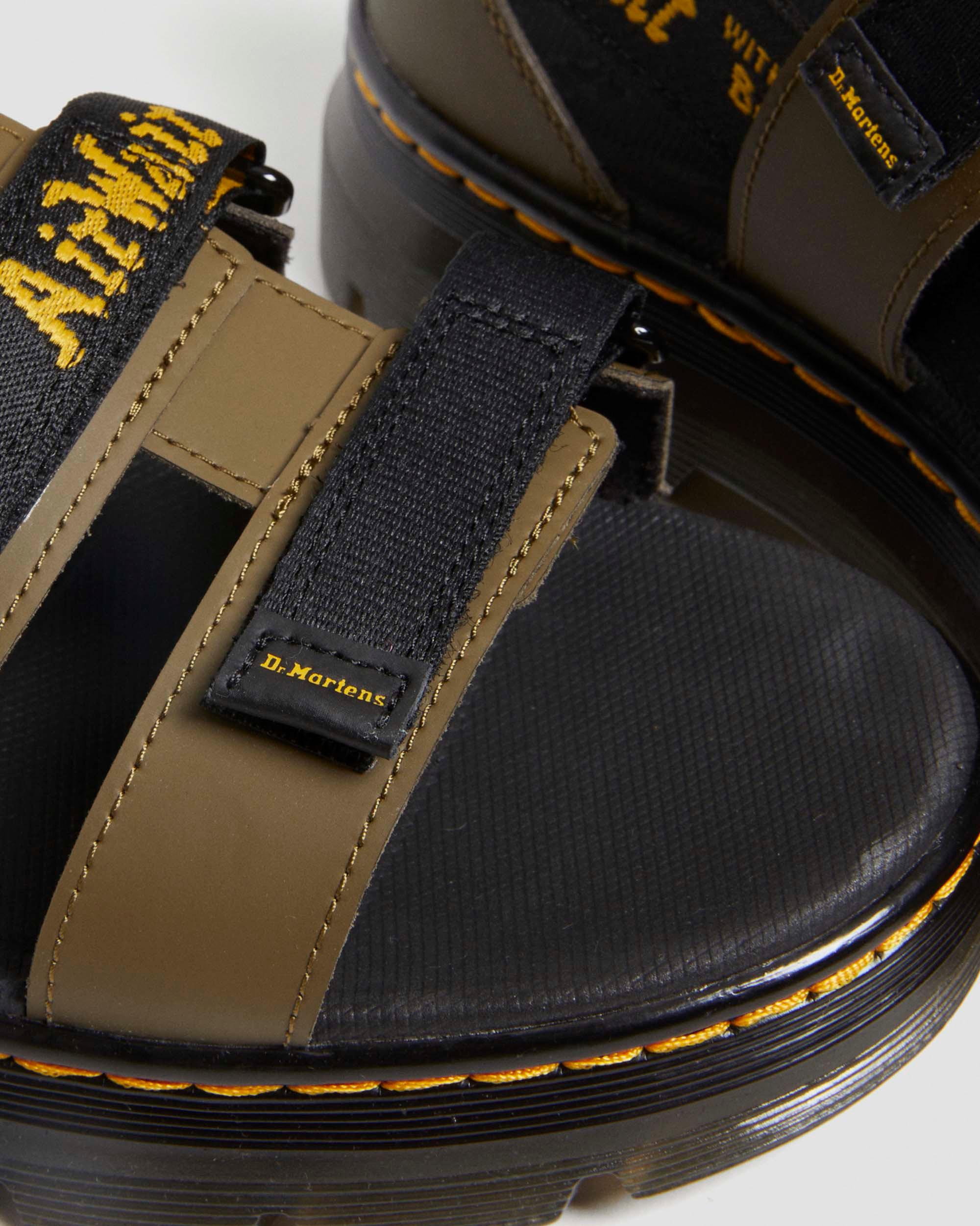 Pearson II Leather Logo Strap Sandals