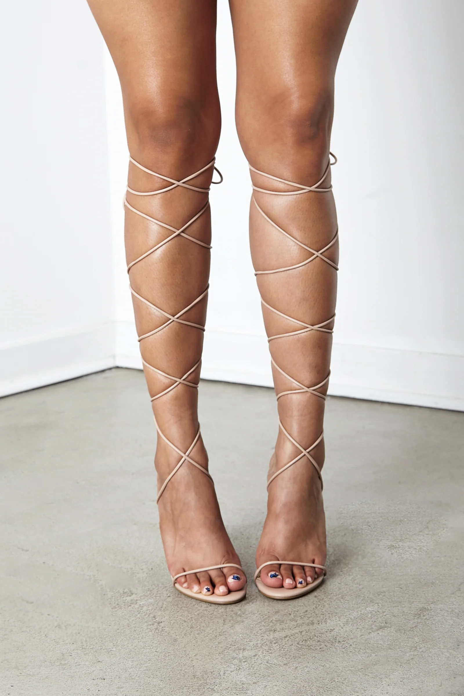 Nude Nymph Lace Up Sandal