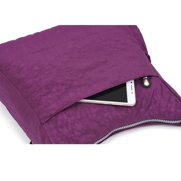 Women's Waterproof Solid Crossbody Bag