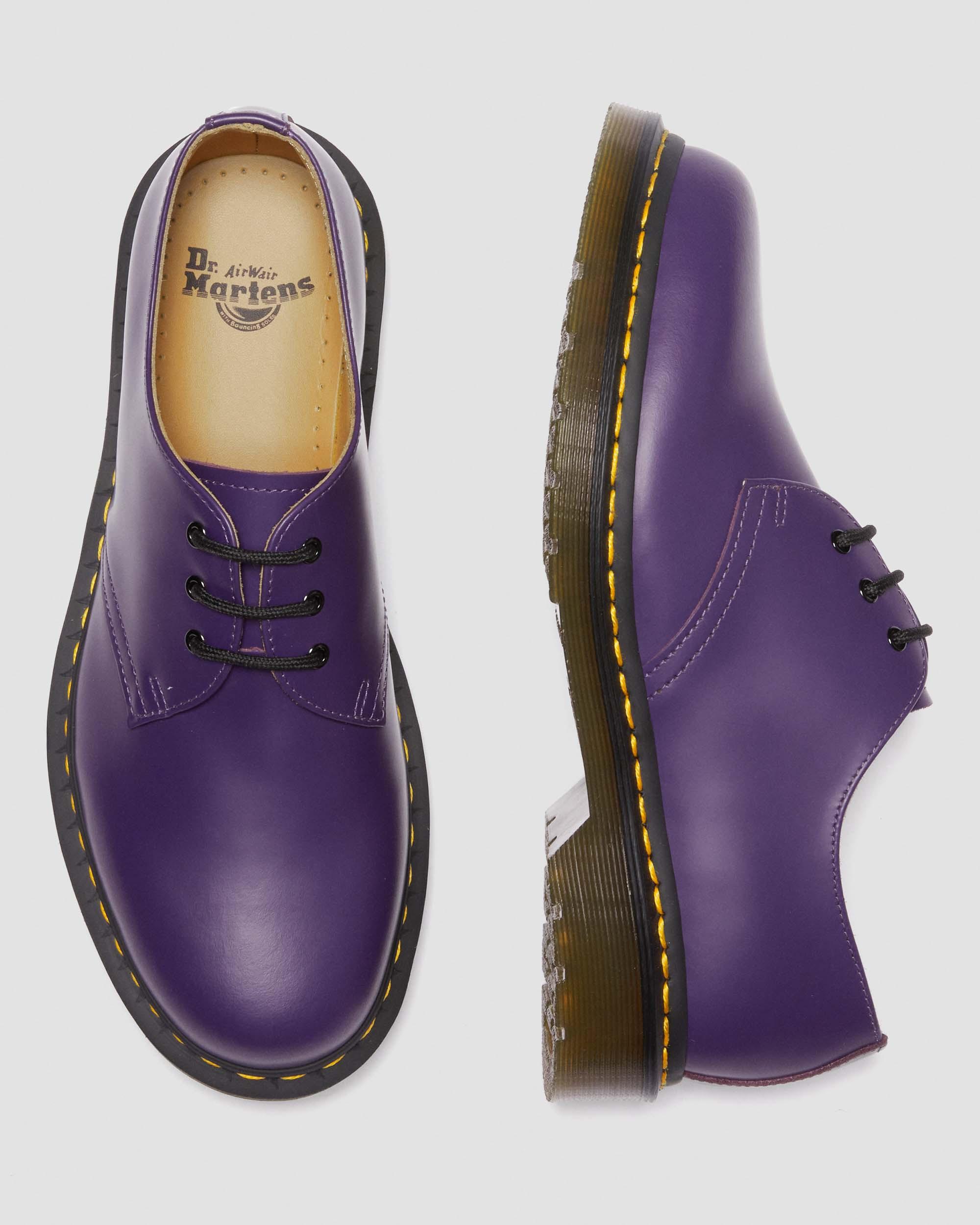 1461 Yellow Stitch Leather Oxford Shoes