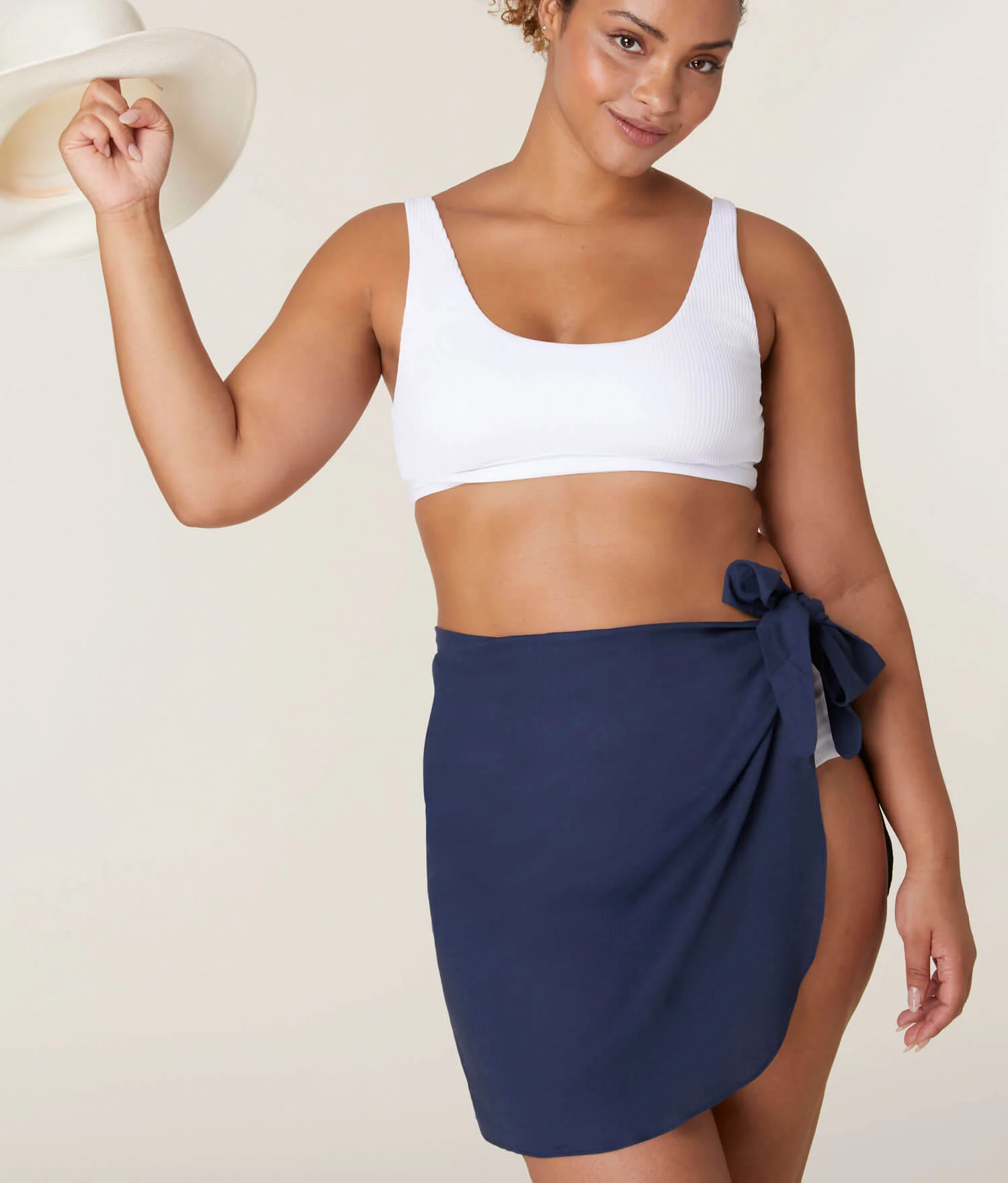 The Flores Sarong - Linen - Midnight