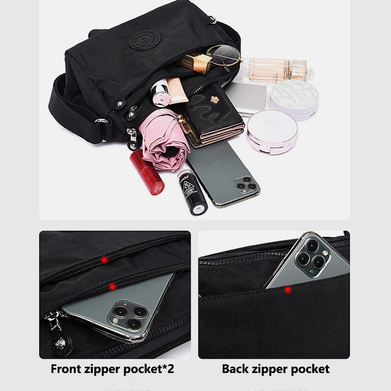 LargeCapacity Waterproof Lightweight Casual CrossbodyBag