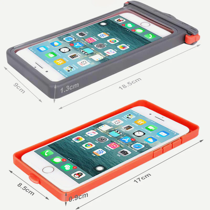 Universal Waterproof Phone Case IPX8 Cellphone Dry Bag for Vacation