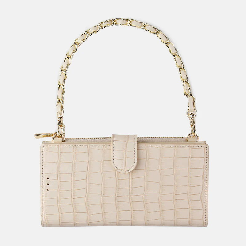 Embossing Elegant Magnetic Phone Bag Handbag Crossbody Bag