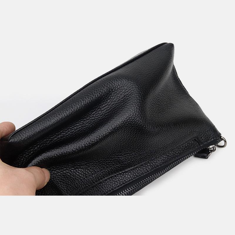 GenuineLeather Tassel Shoulder Crossbody Bag