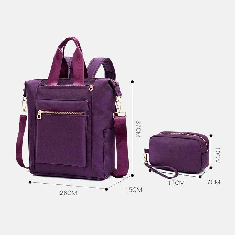 Waterproof Large Capacity Crossbody Bag Backpack