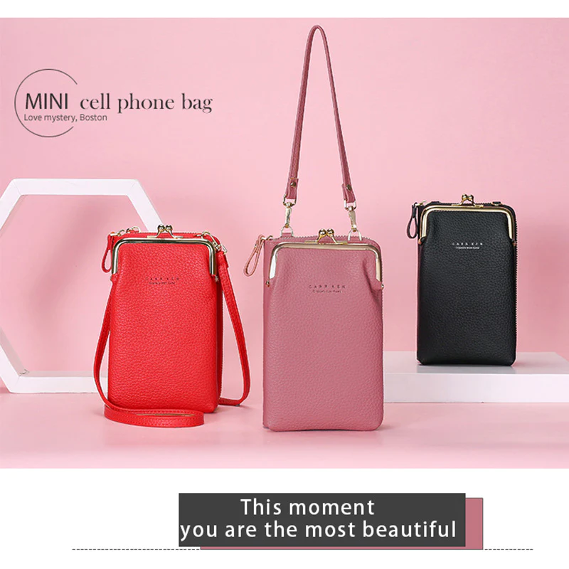 Multifunctional Kiss-Lock Crossbody Phone Bag(Buy 2 Get 15% Off,CODE:B2)