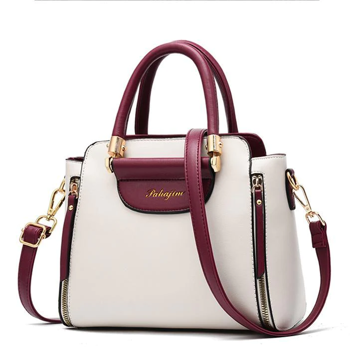 Elegant Top Handle Satchel Crossbody Bag