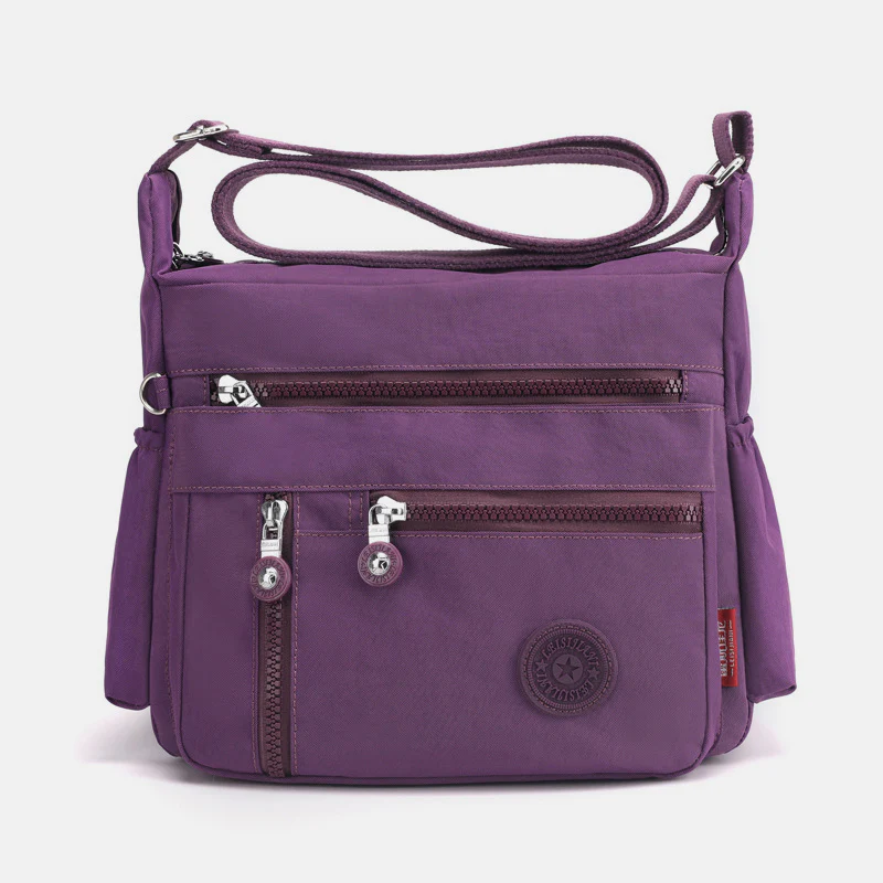 LargeCapacity Multi-Pocket Waterproof Lightweight Casual CrossbodyBag