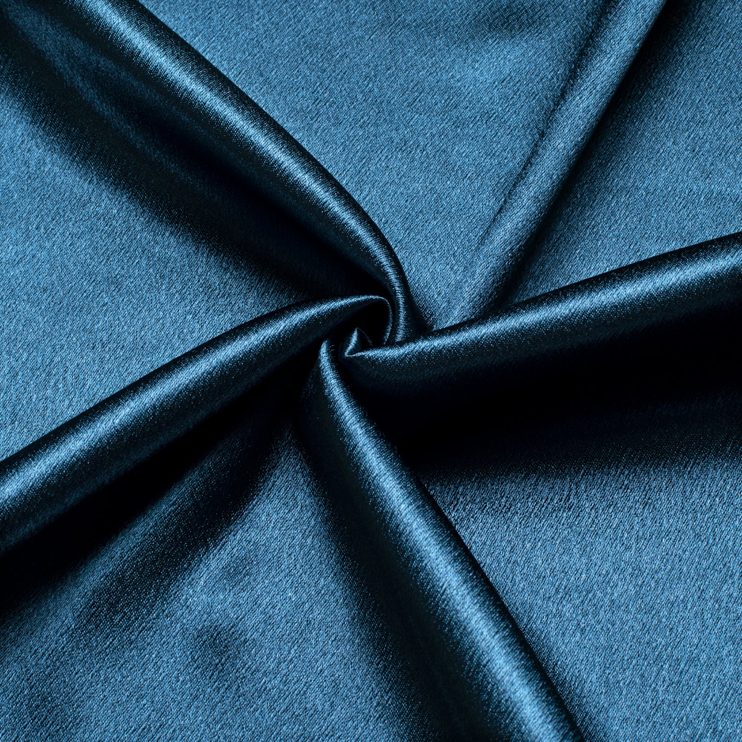 Classic Royal Blue Solid Silk Men's Long Sleeve Shirt