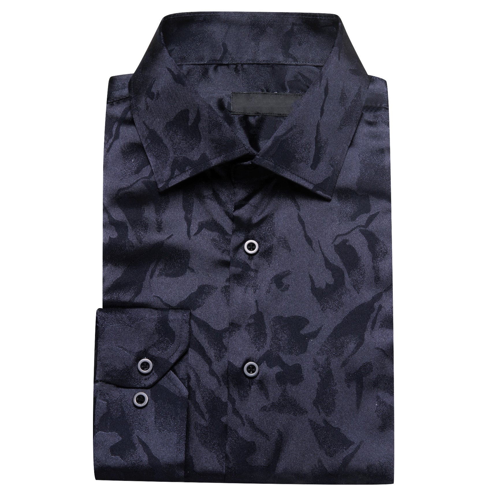 Black Novelty Men's Long Sleeve Shirt