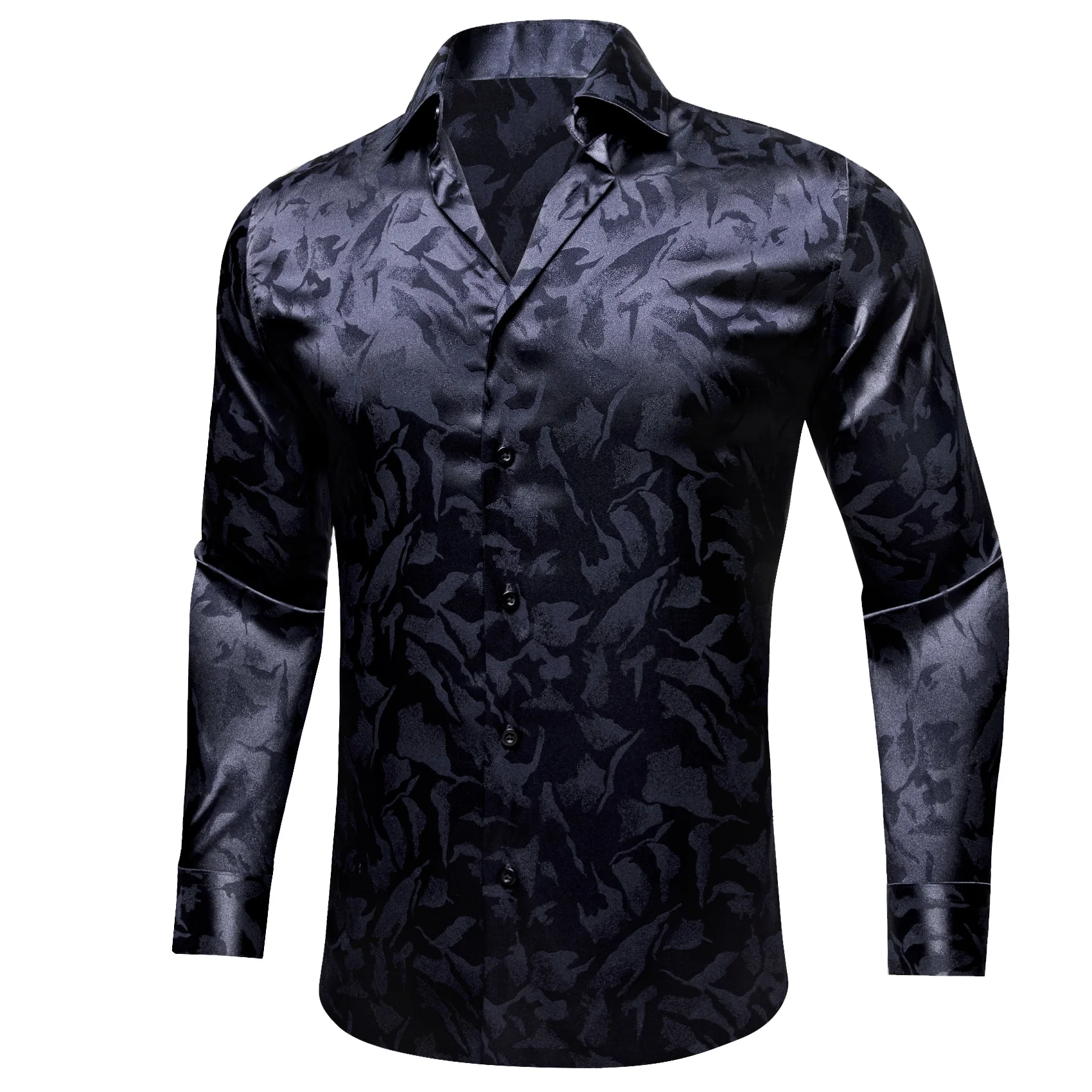 Black Novelty Men's Long Sleeve Shirt