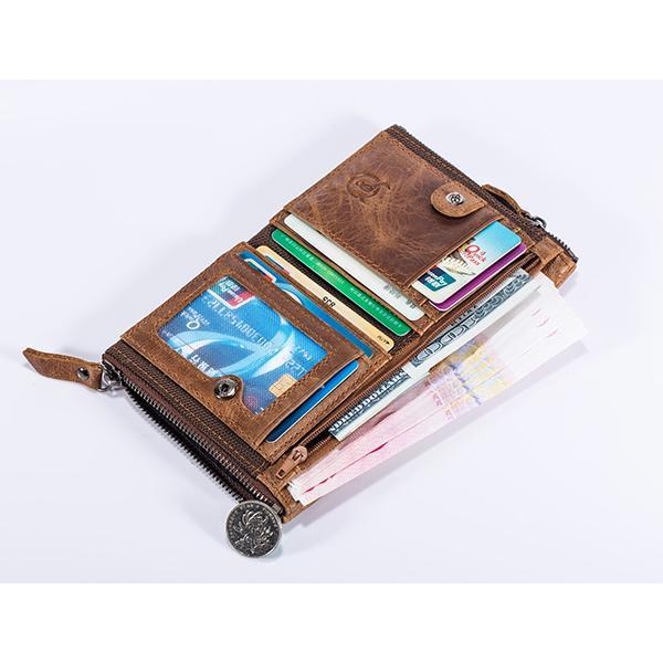 GenuineLeather Multifunctional Wallet