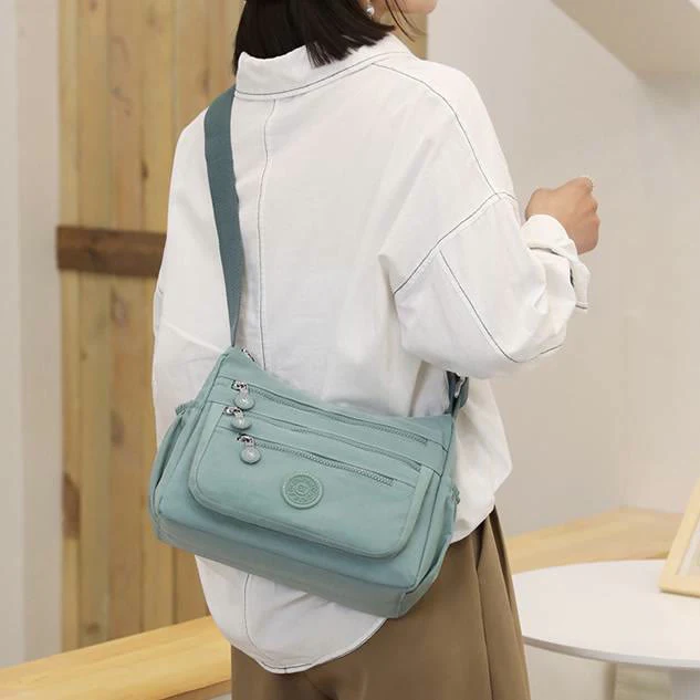 Multi-Pocket LargeCapacity Waterproof Casual CrossbodyBag