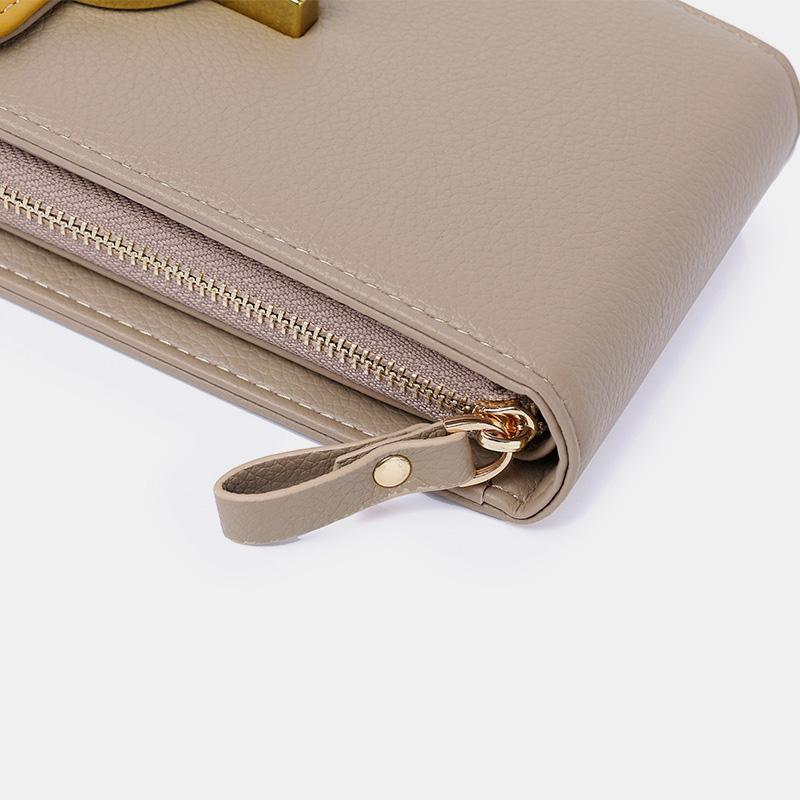 LargeCapacity Multi-Pocket Solid Phone Bag