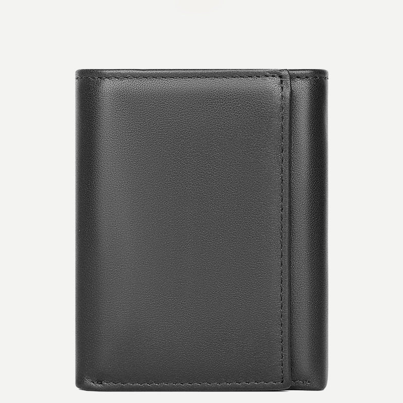 RFID Leather Wallet for Men Front Pocket Slim Trifold Wallet