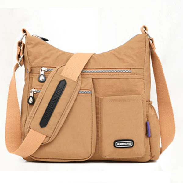 Women's Waterproof Solid Crossbody Bag