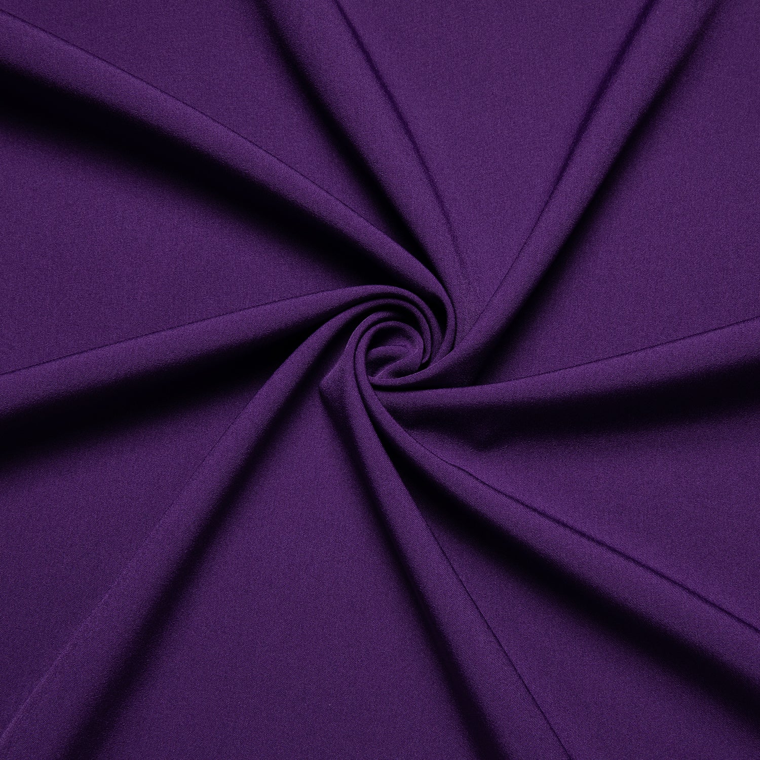 Dark Purple Solid Silk Men's Long Sleeve Business Shirt