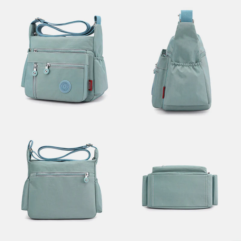 LargeCapacity Multi-Pocket Waterproof Lightweight Casual CrossbodyBag