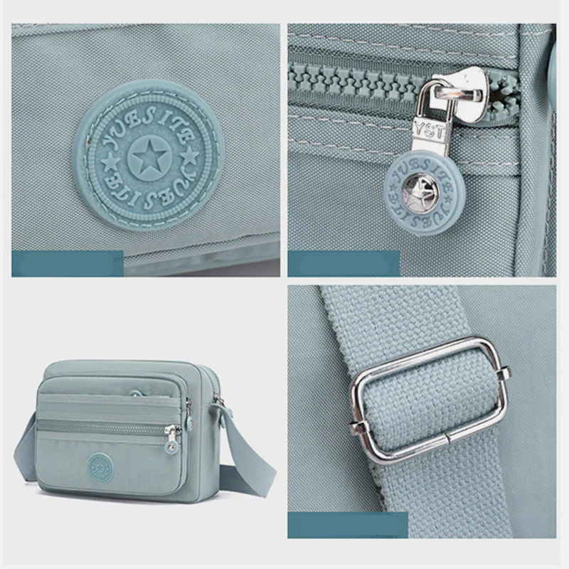 Multi-Pocket LightlyDesign Casual CrossbodyBag