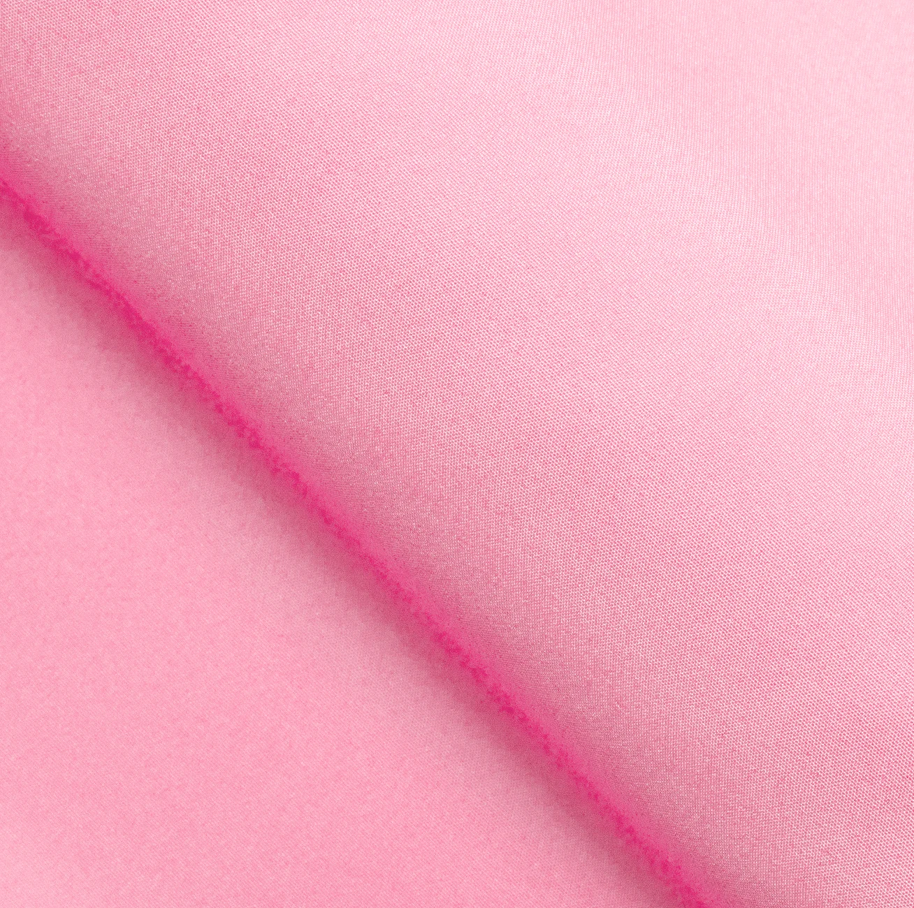 Pink Solid Woven Men's Long Sleeve Shirt