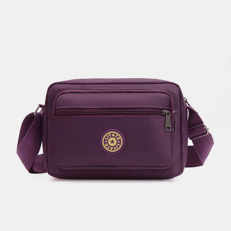 Large Capacity Printing Waterproof Nylon Shoulder Bag Crossbody Bag