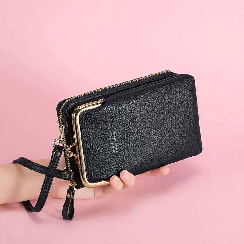 Multifunctional Kiss-Lock Crossbody Phone Bag(Buy 2 Get 15% Off,CODE:B2)