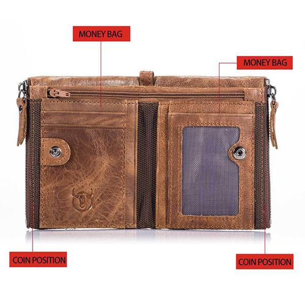 GenuineLeather Multifunctional Wallet