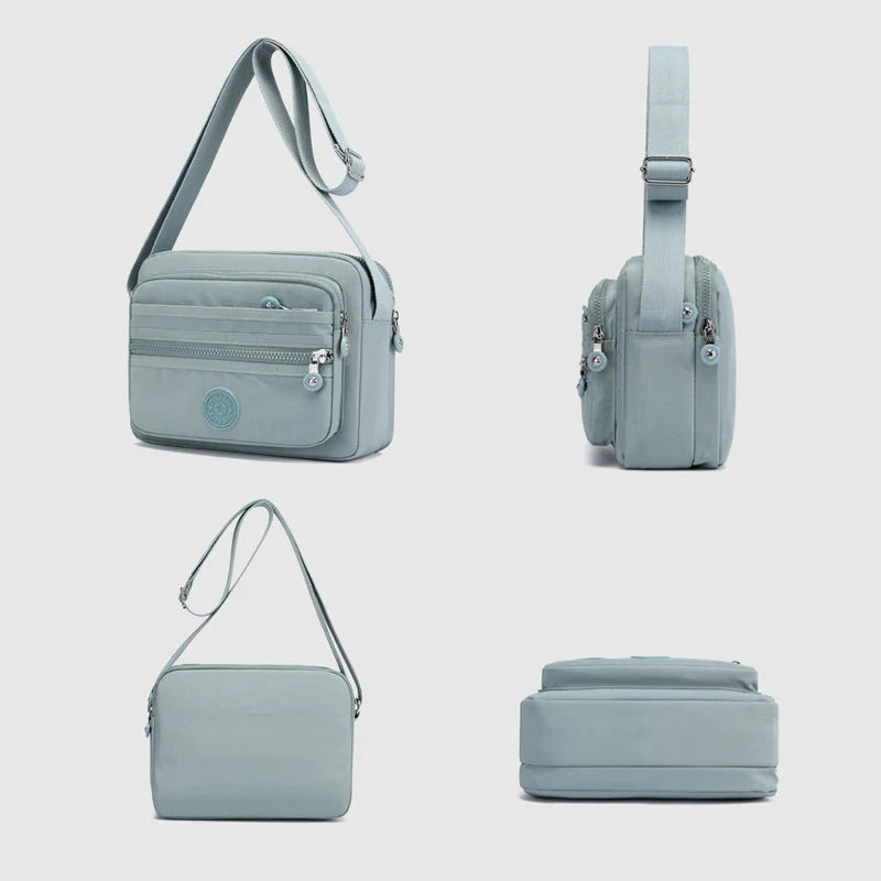 Multi-Pocket LightlyDesign Casual CrossbodyBag