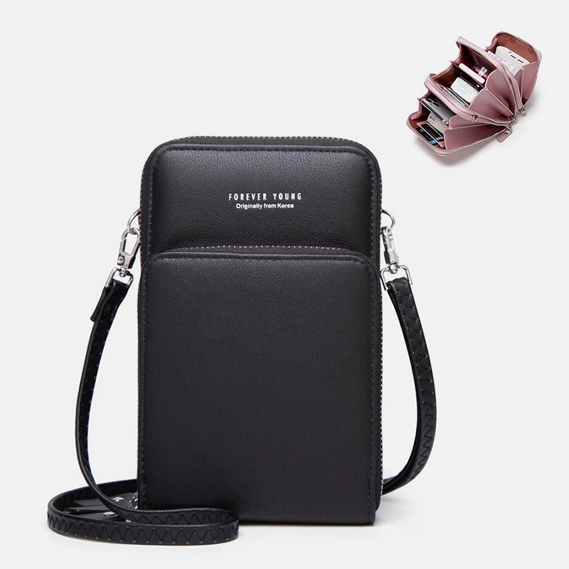 Large Capacity Multi-Slot Crossbody Phone Bag