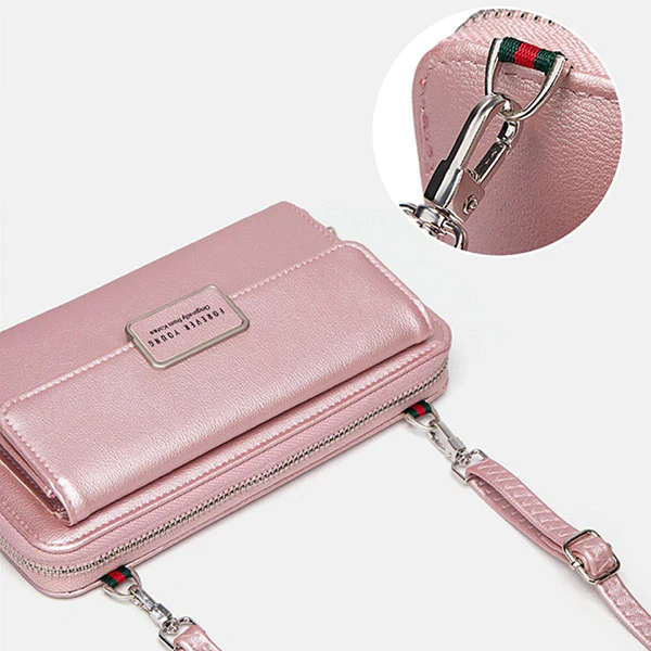 High Capacity Multi-Slot Crossbody Phone Bag