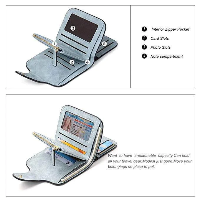 Retro Glamorous Multiple Slots Women Wallets