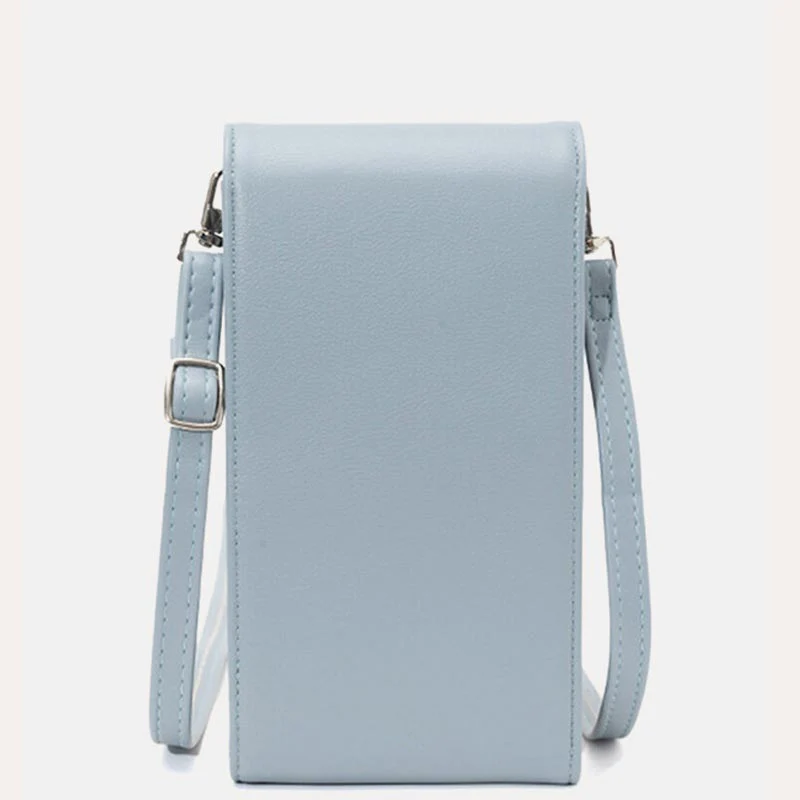 Small Cell Phone Purse Mini PU Crossbody Bag Wallet with Card Slot