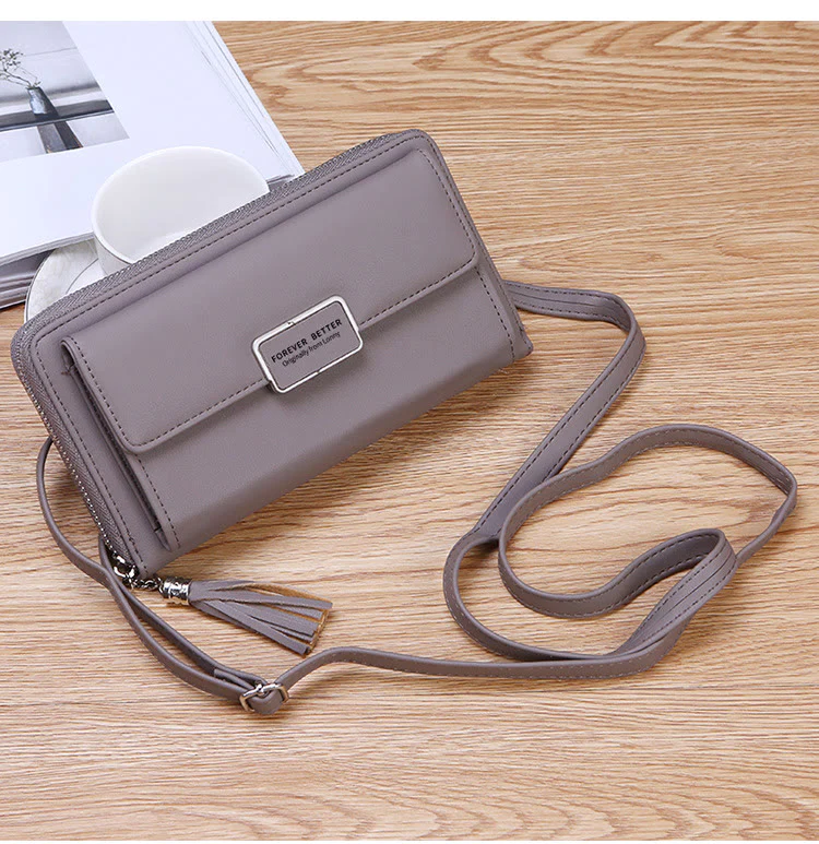 High Capacity Multi-Slot Crossbody Phone Bag